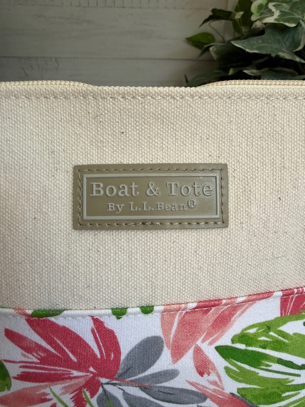 L.L. Bean Boat & Tote Zip Canvas Pouch Bag – NWT, Birthday Gift, Travel Gift - Picture 3 of 6